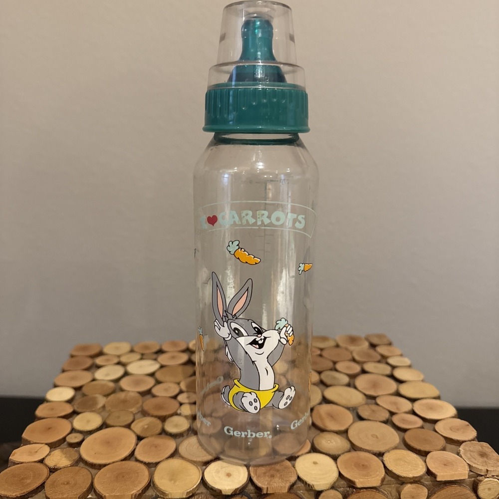 1995 Gerber Looney Tunes Bugs Bunny Baby Bottle